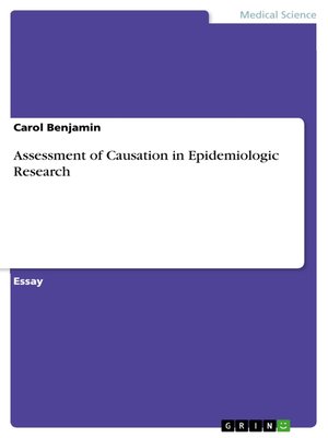 cover image of Assessment of Causation in Epidemiologic Research